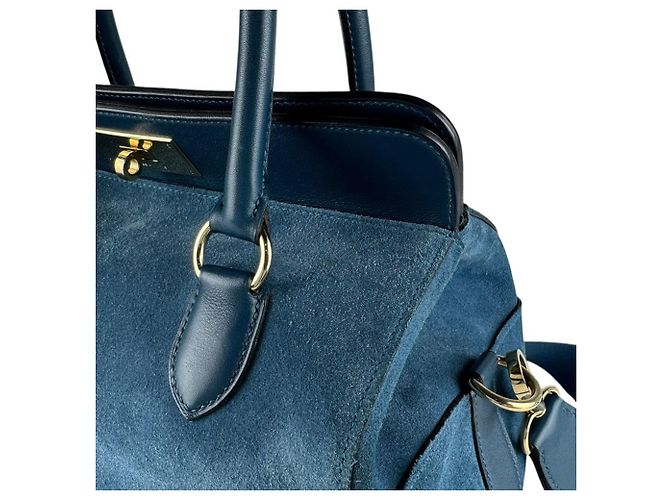 Hermès Borsa Hermes Toolbox 26 in Blue Thalassa - vista 7