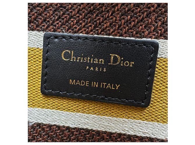 Borsa Christian Dior Lady Delight Marrone Arancione - vista 11
