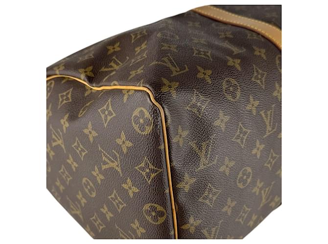 Keepall Borsa Boston Monogram Louis Vuitton Marrone Monogramma - vista 8
