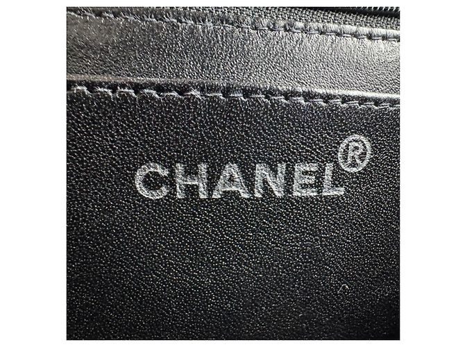 Borsa a tracolla Chanel in pelle vernice Nero - vista 12