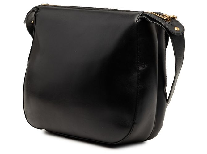 Borsa a tracolla in pelle nera Salvatore Ferragamo Nero - vista 2