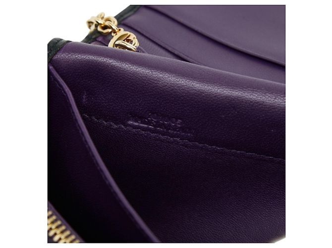 Portafoglio lungo Anagram in pelle nera Loewe Nero - vista 8