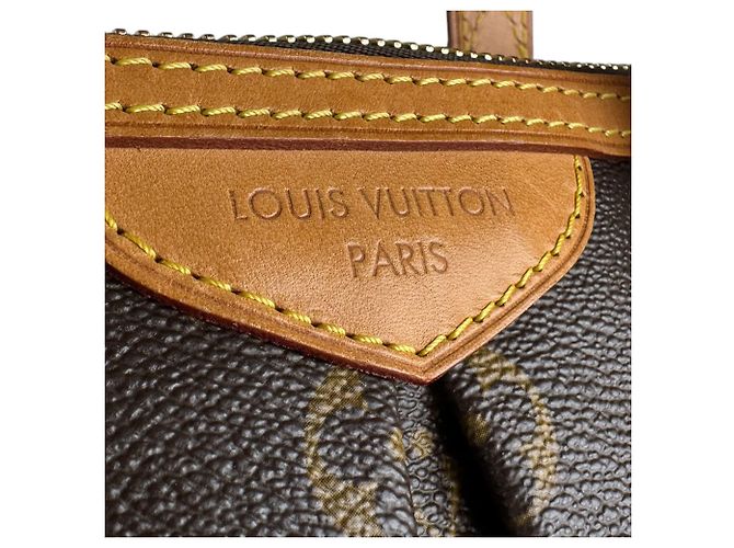 Borsa Louis Vuitton Monogram Palermo PM Marrone Monogramma - vista 12