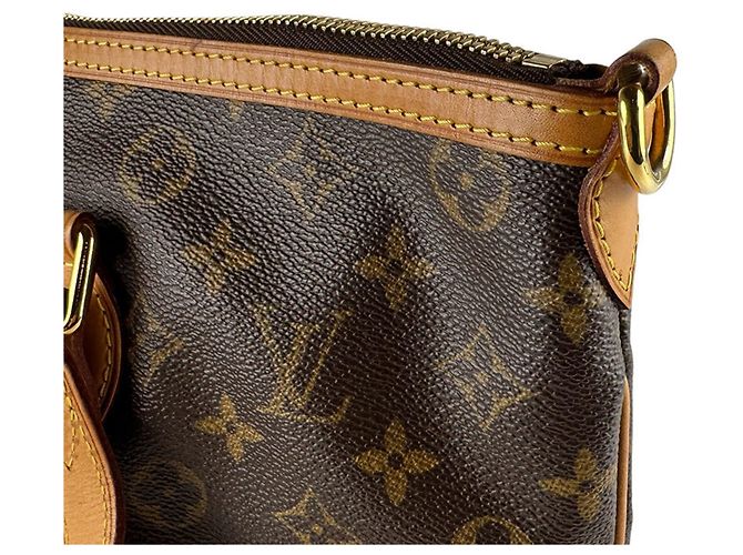 Borsa Louis Vuitton Monogram Palermo PM Marrone Monogramma - vista 7