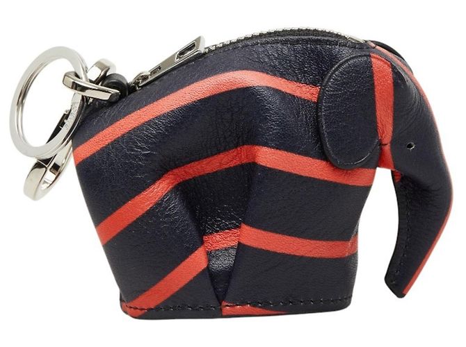 Charm per borsa elefante in pelle Loewe Rosso Blu navy - vista 5
