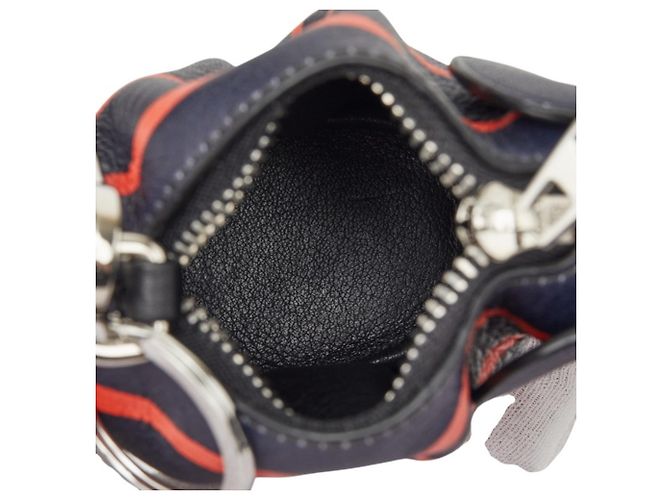 Charm per borsa elefante in pelle Loewe Rosso Blu navy - vista 6