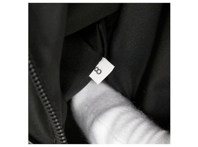 Prada Triangle Logo Plate Kosmetiktasche Schwarz - Ansicht 11