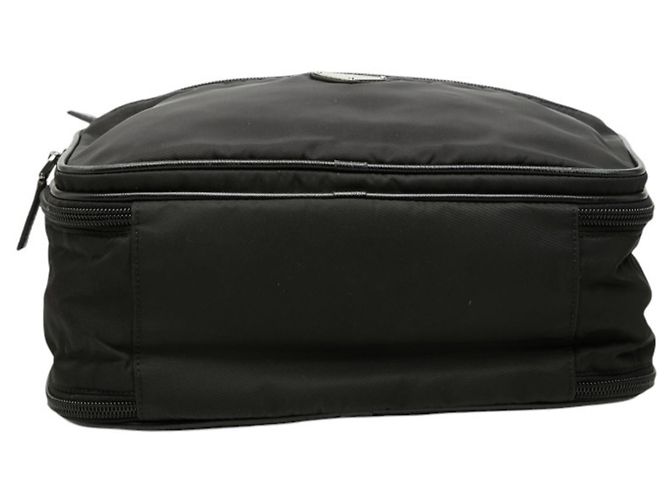 Prada Triangle Logo Plate Kosmetiktasche Schwarz - Ansicht 3