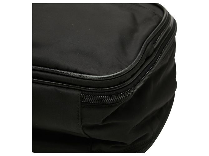 Prada Triangle Logo Plate Kosmetiktasche Schwarz - Ansicht 4