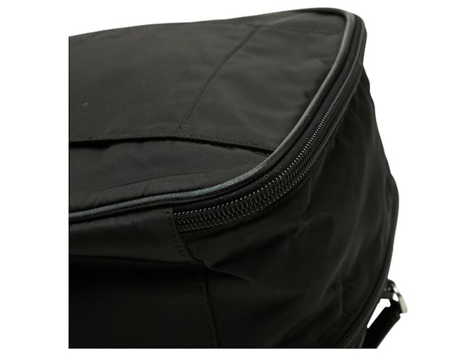 Prada Triangle Logo Plate Kosmetiktasche Schwarz - Ansicht 6