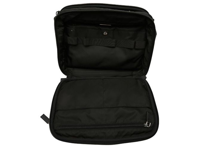Prada Triangle Logo Plate Kosmetiktasche Schwarz - Ansicht 8