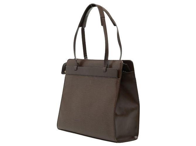 Borsa Louis Vuitton Epi Croisette Marrone - vista 2