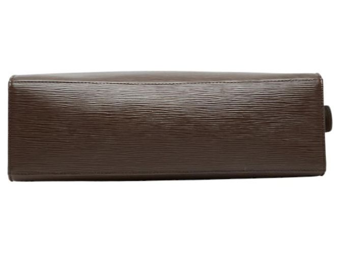 Borsa Louis Vuitton Epi Croisette Marrone - vista 3