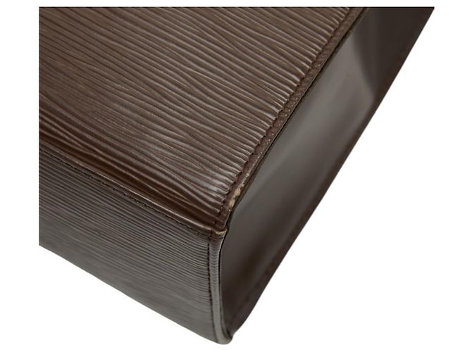 Borsa Louis Vuitton Epi Croisette Marrone - vista 6
