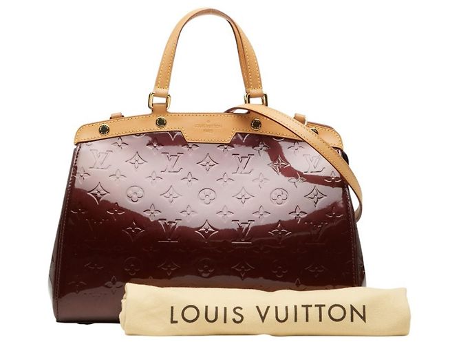 Borsa Louis Vuitton Monogram Vernis Blair MM Rosso - vista 13