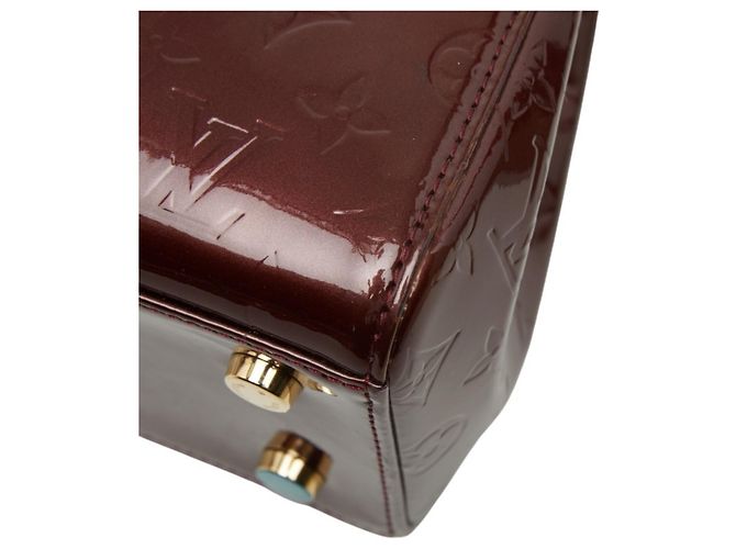 Borsa Louis Vuitton Monogram Vernis Blair MM Rosso - vista 4
