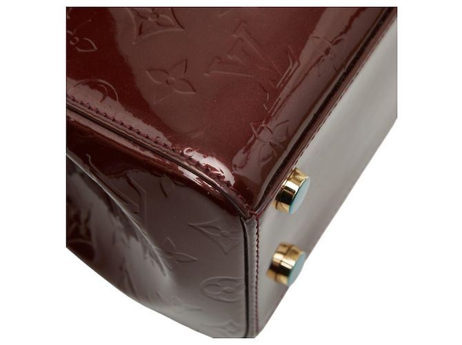 Borsa Louis Vuitton Monogram Vernis Blair MM Rosso - vista 5