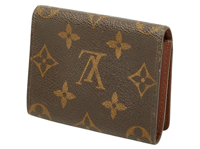 Tarjetero Monogram Louis Vuitton Castaño - vista 2