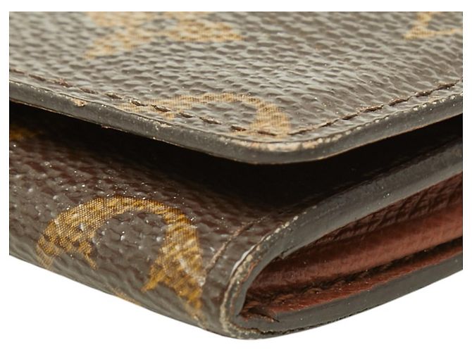 Tarjetero Monogram Louis Vuitton Castaño - vista 4