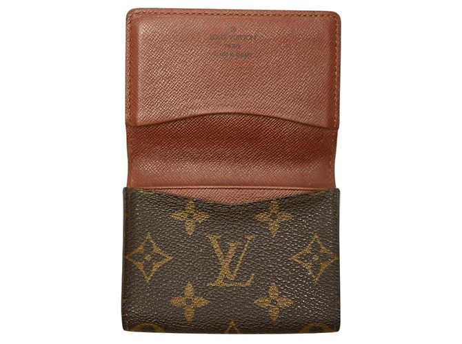 Tarjetero Monogram Louis Vuitton Castaño - vista 7