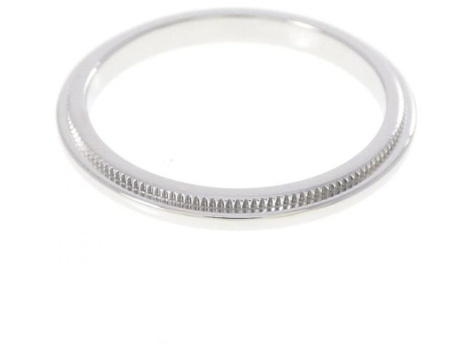 Anello Milgrain Tiffany & Co. in Platino 950 - vista 2