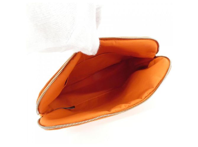 Hermès Pochette borsa Hermes Bolide MM Rosso Arancione - vista 6