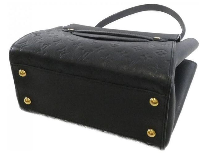 Borsa Louis Vuitton Monogram Empreinte Trocadero Nero Monogramma - vista 3