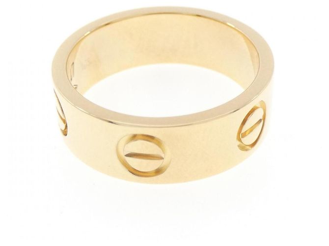 Anel Love da Cartier em ouro amarelo Dourado - vista 2