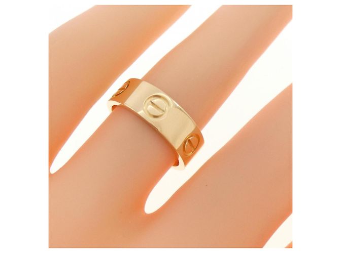 Anel Love da Cartier em ouro amarelo Dourado - vista 4