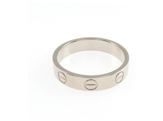 Cartier Mini Love Ring aus Weißgold Golden - Ansicht 2