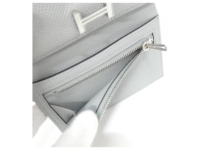 Cartera Combinada Hermès Bearn Castaño - vista 4