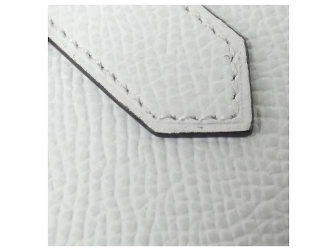 Hermès Bearn Mini Wallet aus grauem Epsom-Leder Braun - Ansicht 3
