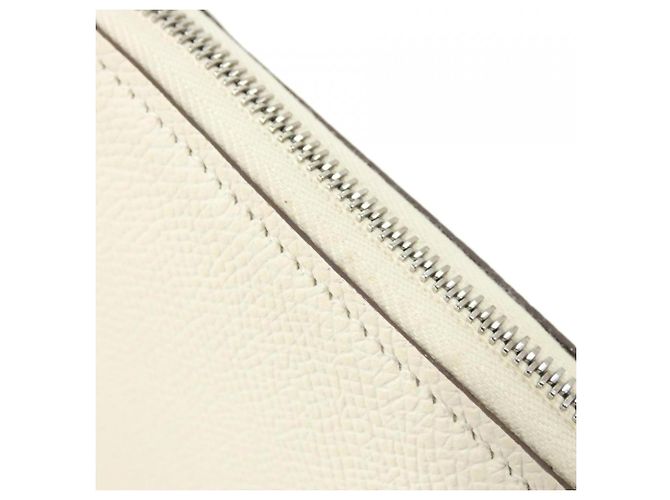 Hermès Cartera de seda Hermes Brides de Gala Fantome A Pois Blanco - vista 3