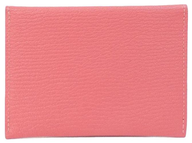 Hermès Tarjetero Hermes Envelope MM 032790CA Rosa - vista 2