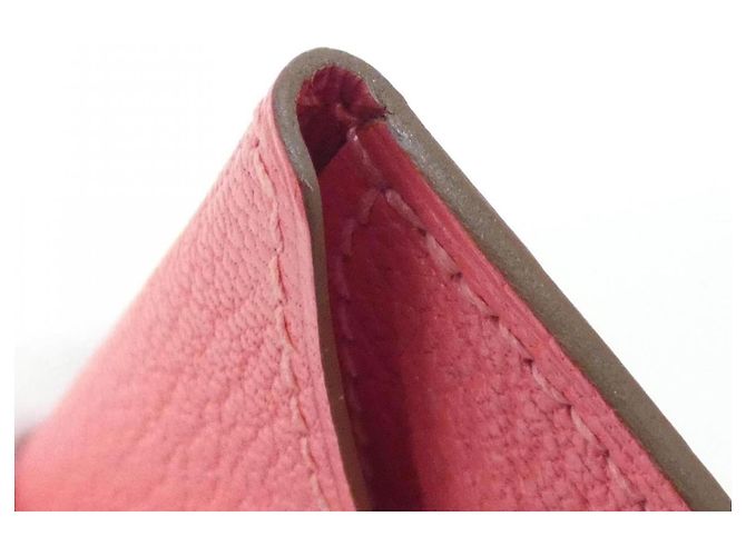 Hermès Tarjetero Hermes Envelope MM 032790CA Rosa - vista 3