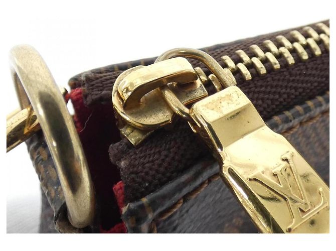 Louis Vuitton Damier Pochette Accessoires Damier ebene - vista 3