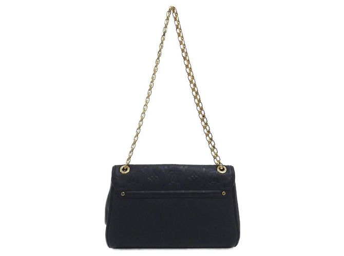 Bolsa de Ombro Louis Vuitton Monogram Empreinte Saint Germain PM Preto - vista 2