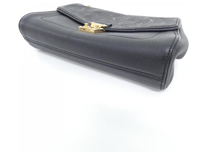 Bolsa de Ombro Louis Vuitton Monogram Empreinte Saint Germain PM Preto - vista 3