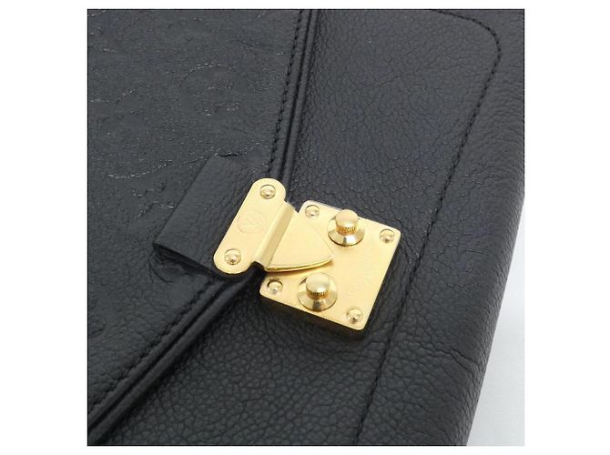 Bolsa de Ombro Louis Vuitton Monogram Empreinte Saint Germain PM Preto - vista 5
