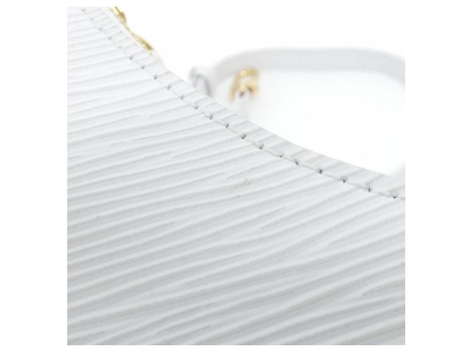 Borsa a tracolla Louis Vuitton Epi Marellini M13100 Bianco - vista 4