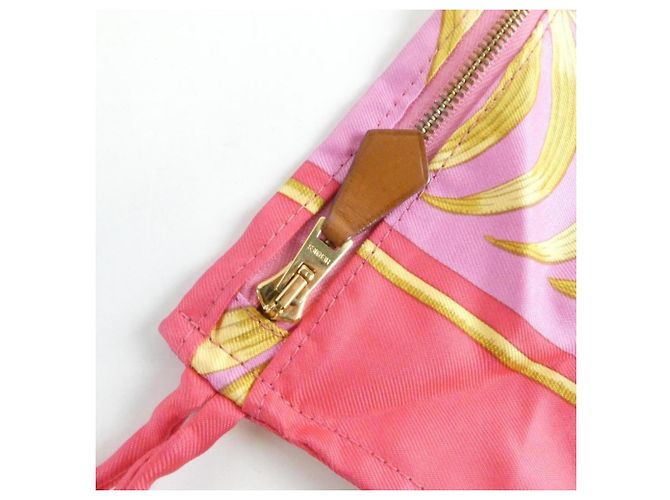 Hermès Borsa a tracolla Hermes Royal Tiger Silky City PM Rosa Rosso - vista 10