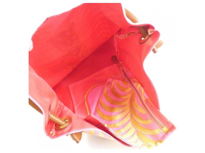 Hermès Borsa a tracolla Hermes Royal Tiger Silky City PM Rosa Rosso - vista 9