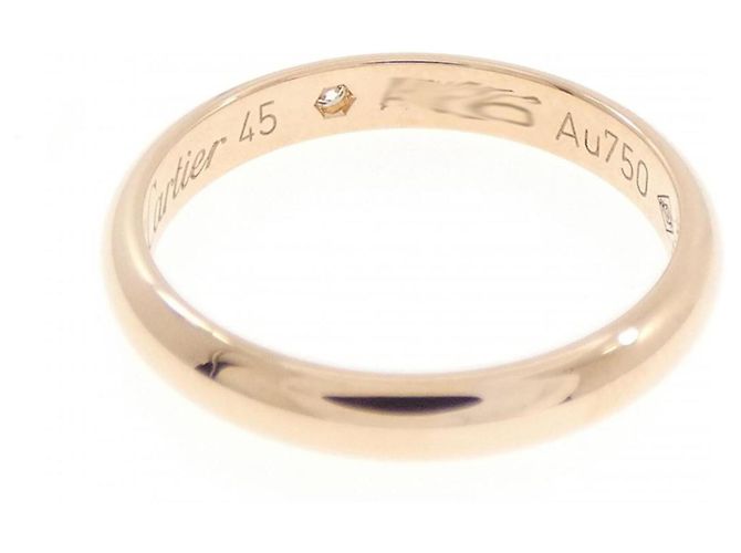 Anello nuziale in oro rosa Cartier D'oro - vista 3