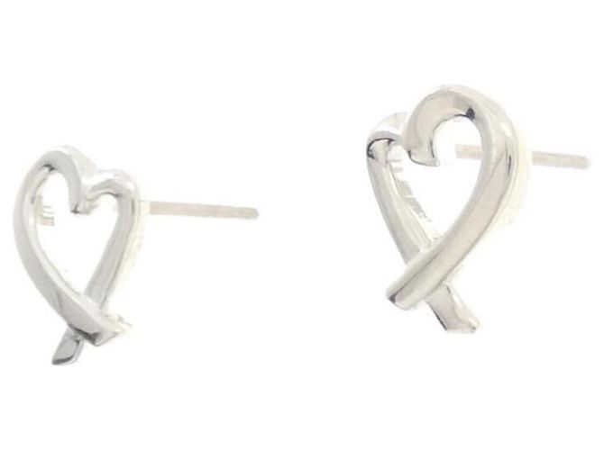 Tiffany & Co Mini orecchini a lobo Tiffany Loving Heart Argento - vista 2