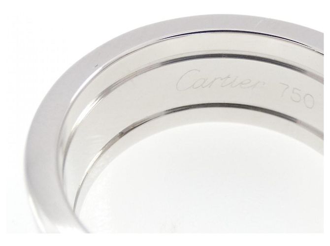 Anello C2 Band in oro bianco Cartier - vista 4
