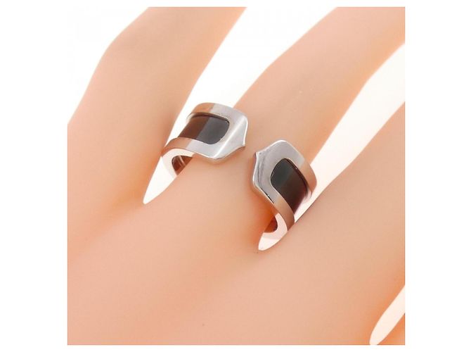 Anello C2 Band in oro bianco Cartier - vista 5