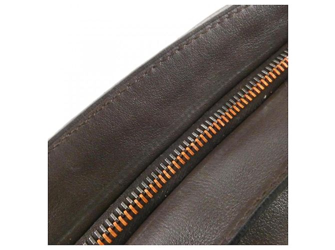 Hermès Hermes Caravan Horizontal PM Handtasche Schokolade - Ansicht 4
