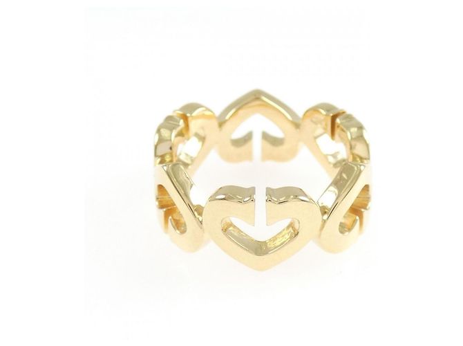 Anello C Heart di Cartier in oro giallo 18K - vista 2
