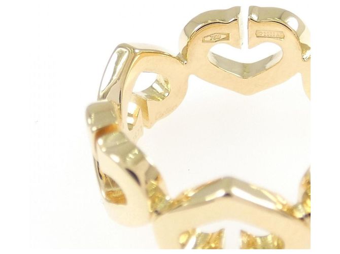 Anello C Heart di Cartier in oro giallo 18K - vista 4