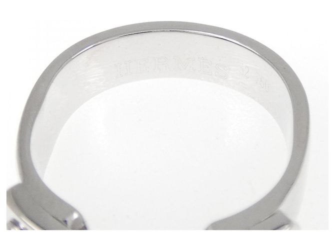 Ring Anello To You Band in oro bianco Hermès - vista 4